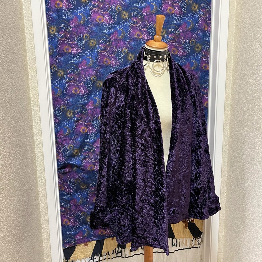 🌈 Amazing mystic Vintage velvet cardigan - Picture 3 of 11